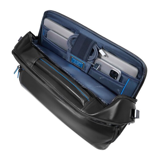 Piquadro Blue Square Koffer Leer 39 cm Laptop compartiment