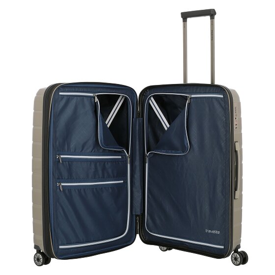Travelite Air Base 4 wielen Trolley 67 cm met uitbreidingsplooi
