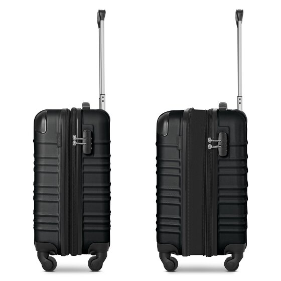 Wenger Amplar Evo 4 wielen Cabinewagen S 53 cm met uitbreidingsplooi