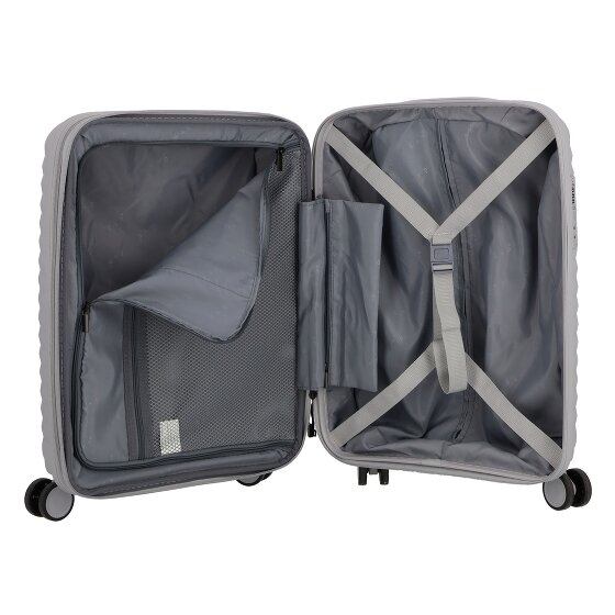 d&n Travel Line 4500 4 wielen Cabinewagen S 55 cm met uitbreidingsplooi