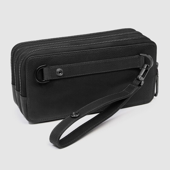 Piquadro Cronus Toilettas Leer 19.5 cm