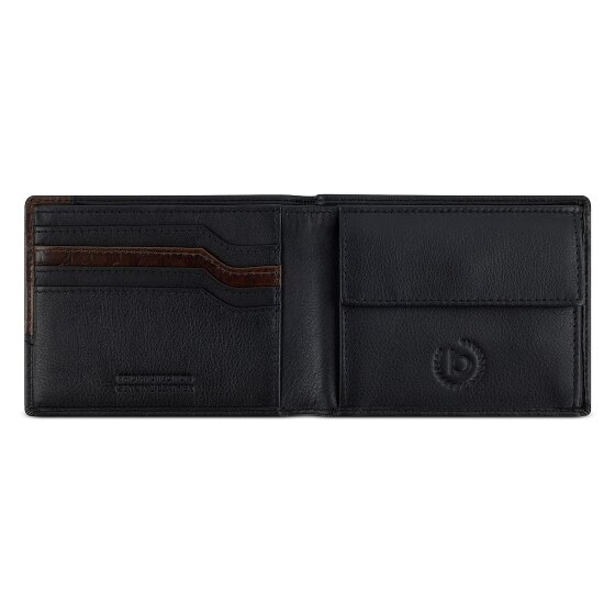 bugatti Corso DeLuxe Portemonnee RFID-bescherming Leer 11.5 cm