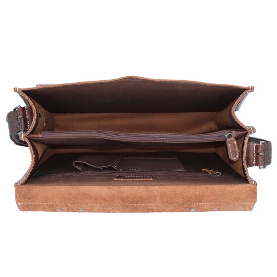 Greenburry Aktetas leer 39 cm