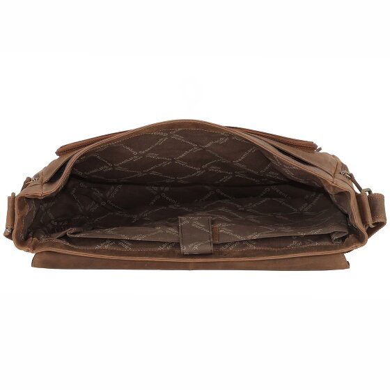 Greenland Nature Montenegro Messenger Leer 40 cm Laptopcompartiment Greenland Nature Montenegro Messenger Leer 40 cm Laptopcompartiment