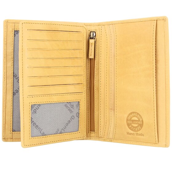 Greenland Nature Zachte gekleurde paspoorthoes RFID leer 12 cm