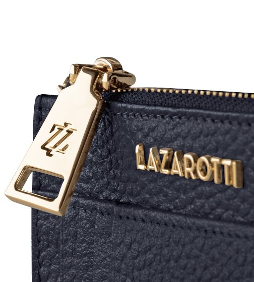 Lazarotti Bologna Leren sleutelhanger Kaarthouder leer 11,5 cm met air tag compartiment