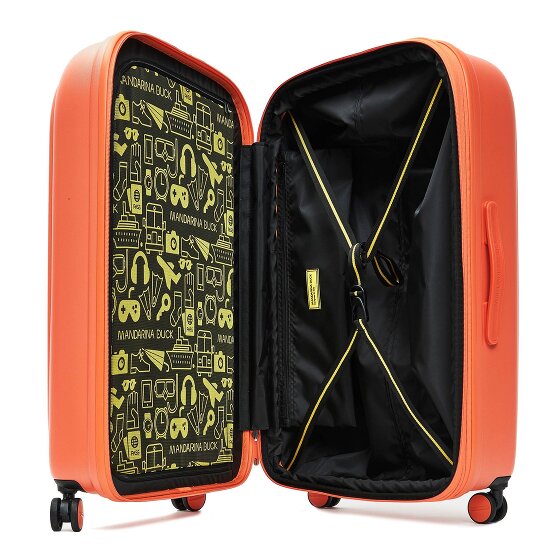Mandarina Duck Logoduck + 4 wielen Trolley L 75 cm
