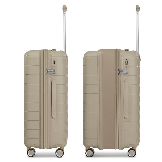 Franky London 4 wielen Trolley M 65 cm met uitbreidingsplooi