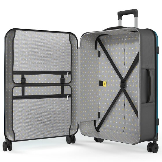 Rollink Vega 360 opvouwbare 4-wielige trolley L 76 cm