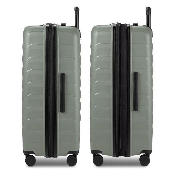 d&n Toronto 4 wielen Trolley L 75 cm met uitbreidingsplooi