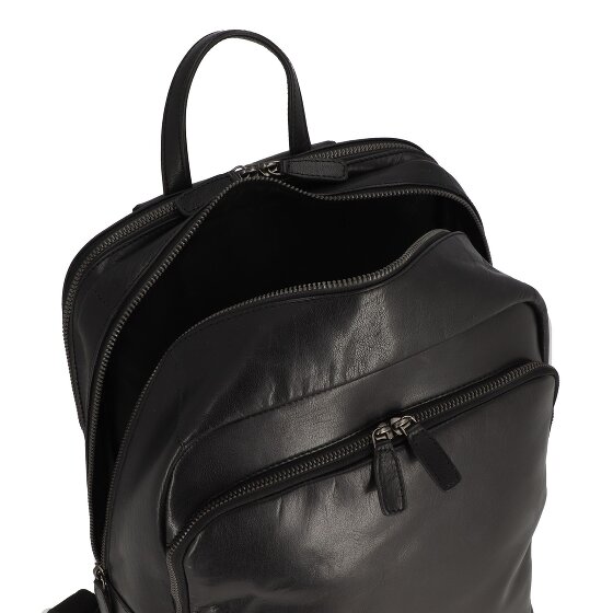 Plevier Rock Opal Dagrugzak Leer 43 cm Laptop compartiment