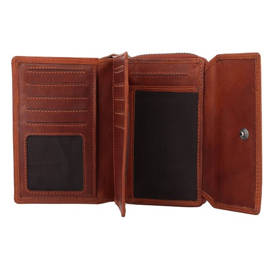 Jack Kinsky Montreal Portemonnee RFID-bescherming Leer 13.5 cm
