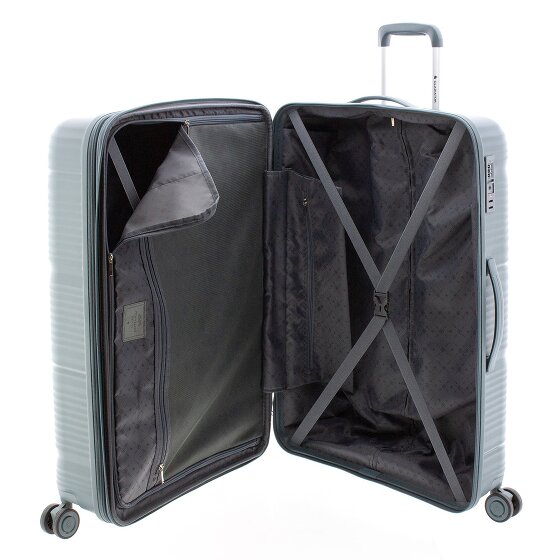 Gladiator 0800 4 wielen Trolley 76 cm met uitbreidingsplooi