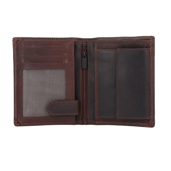 Jack Kinsky Monterey Portemonnee RFID-bescherming Leer 10.5 cm
