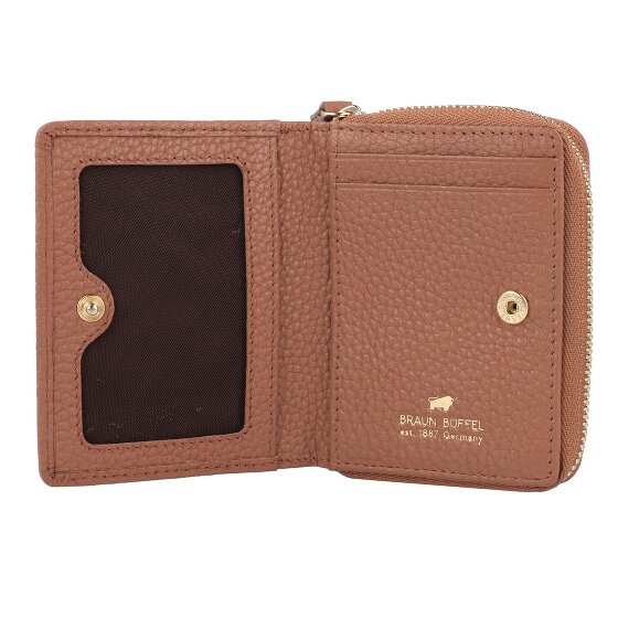 Braun Büffel Asti Portemonnee Leer 10 cm