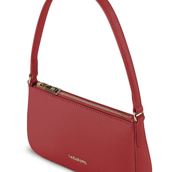 Lazarotti Bologna leeren pochette schoudertas 22 cm