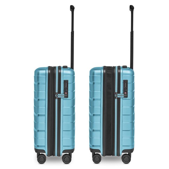 Bergpfeil Travel 4-wiel cabine trolley S 55 cm met uitbreidingsplooi