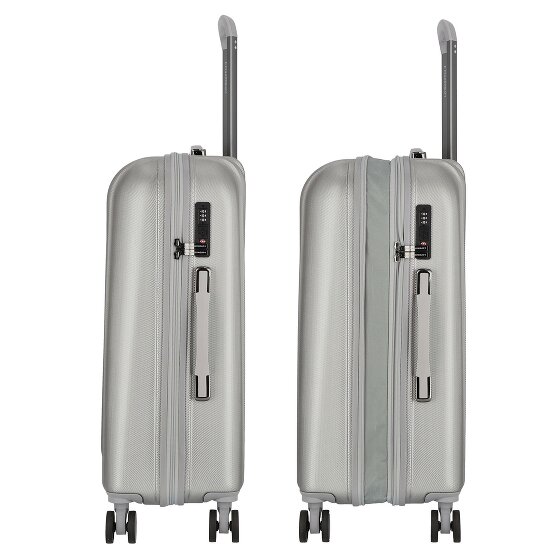 Polestream Moonrock 4 wielen Trolley M 69 cm met uitbreidingsplooi