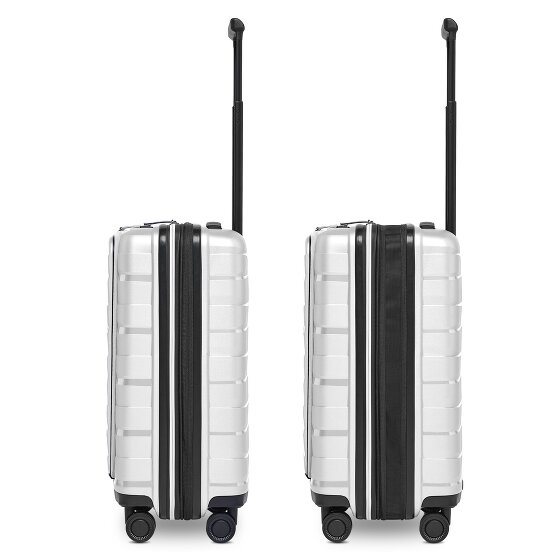 Bergpfeil Travel 4 wielen Cabinewagen 55 cm Laptop compartiment met uitbreidingsplooi