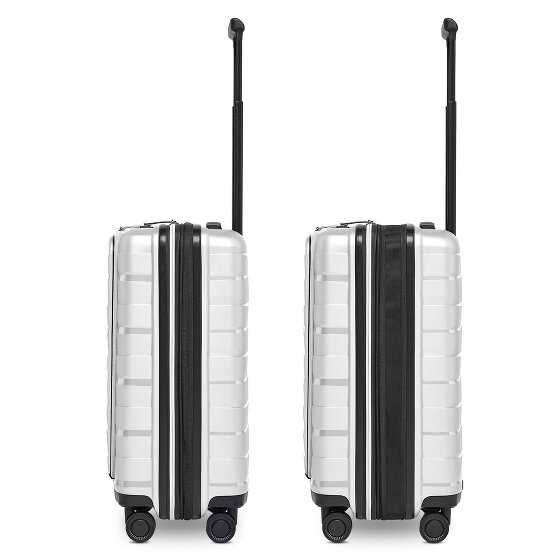 Bergpfeil Travel 4 wielen Cabinewagen 55 cm Laptopvak met uitbreidingsplooi