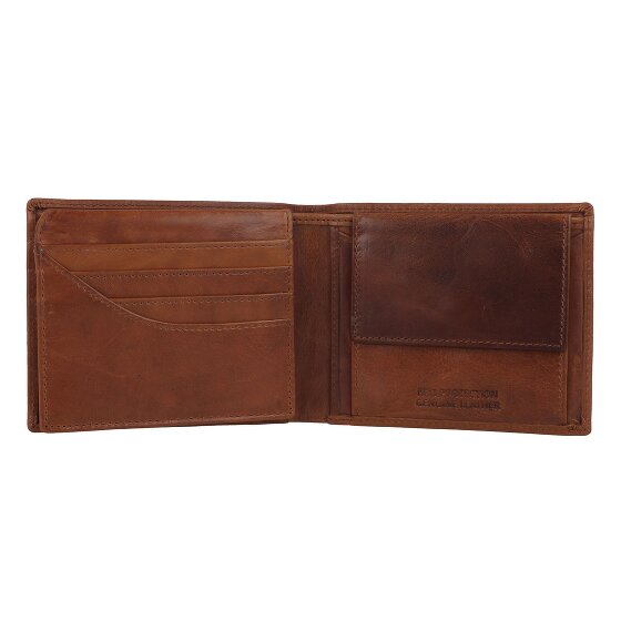 Greenburry Newport Portemonnee RFID-bescherming Leer 12 cm