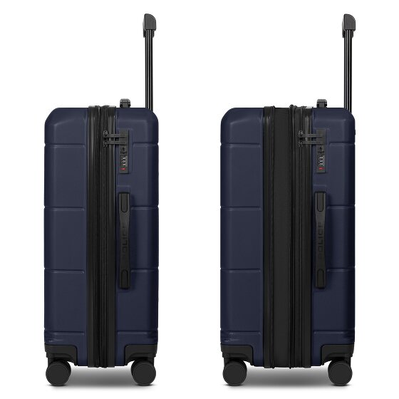 Police London 4 wielen Trolley 64 cm met uitbreidingsplooi