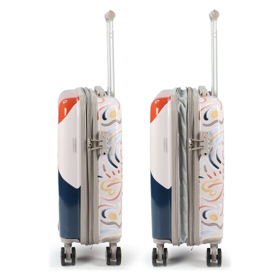Anekke Eikon 4 wielen Cabinewagen 55 cm met uitbreidingsplooi