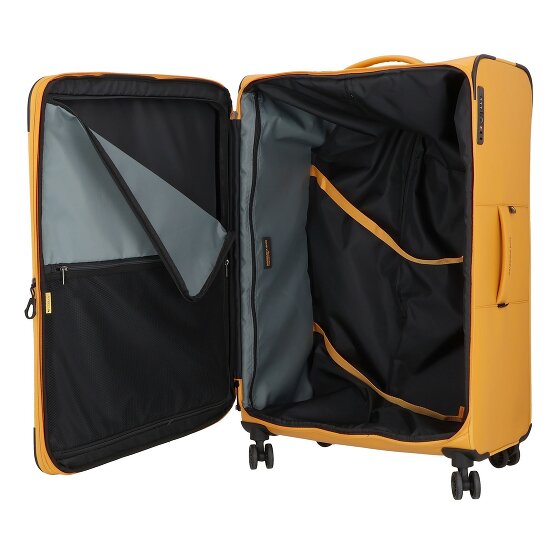 Mandarina Duck Eco Coated 4 wielen Trolley XL 83 cm met uitbreidingsplooi