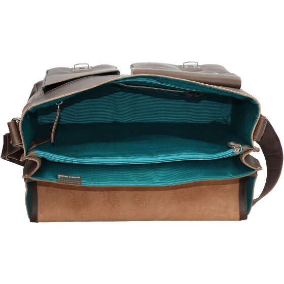 aunts & uncles Hunter Finn Aktetas Leer 40 cm Laptopcompartiment