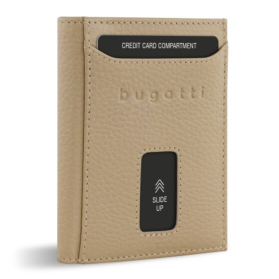 bugatti Secure Slim Portemonnee RFID-bescherming Leer 8 cm