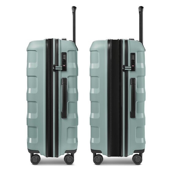 Redolz Pro PP 4 wielen Trolley 66 cm met uitbreidingsplooi