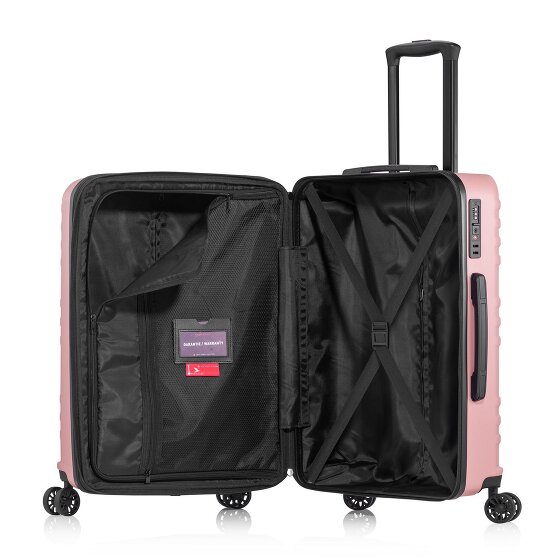 Pack Easy Mena 4 wielen Trolley 64 cm met uitbreidingsplooi