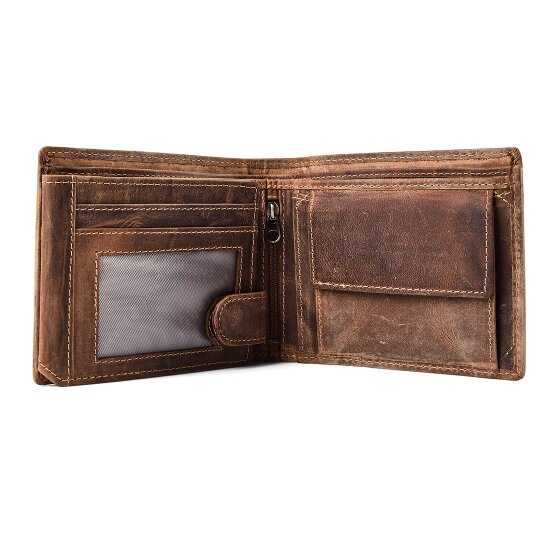 Greenburry Karpfen Portemonnee Leer 12.5 cm