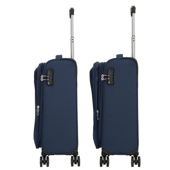 Cocoono Monterrey 4 wielen Trolley 58 cm met uitbreidingsplooi