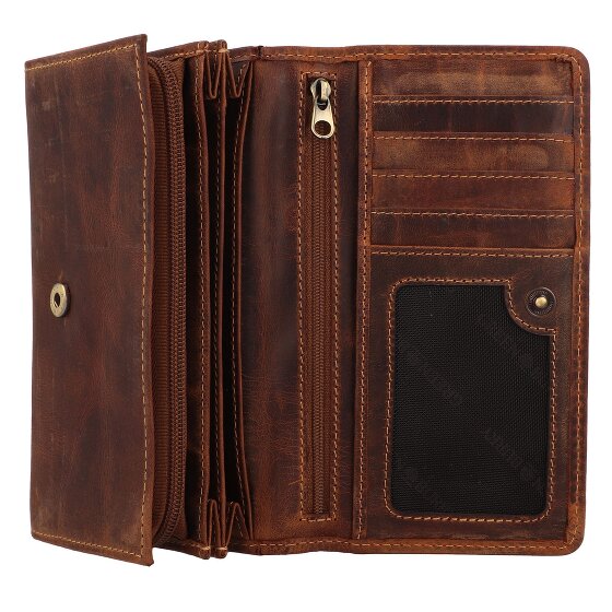 Greenburry Vintage Portemonnee Leer 17 cm Greenburry Vintage Portemonnee Leer 17 cm