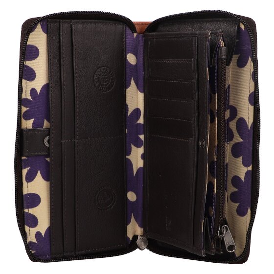 Greenburry Nappa Portemonnee RFID-bescherming Leer 19.5 cm