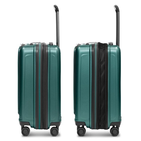 Redolz Essentials 14 4 wielen Cabinewagen S 55 cm Laptopvak met uitbreidingsplooi