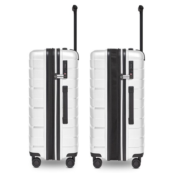 Bergpfeil Travel 4-wiel kofferset, 3-delig, met rekbare vouw