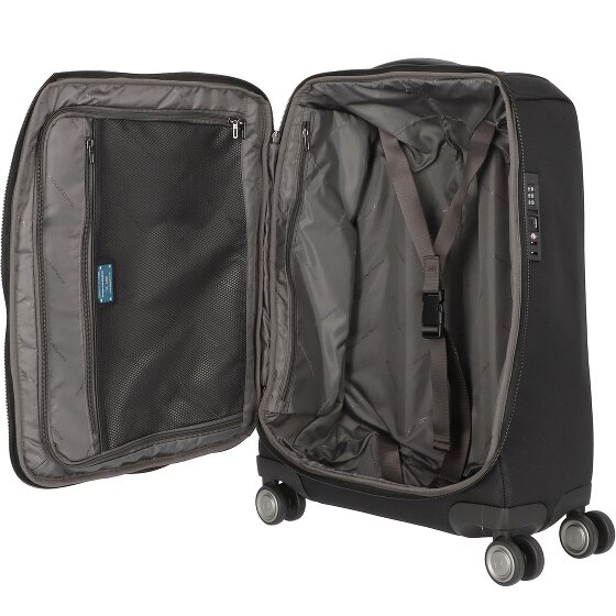 Piquadro Korte 4-wielige cabinewagen 55 cm