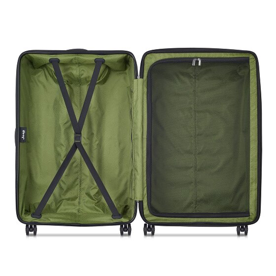 Jeep JH004C 4 wielen Trolley 80 cm met uitbreidingsplooi