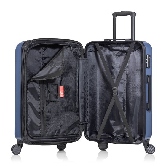 Pack Easy Jolly 4 wielen Trolley M 64 cm met uitbreidingsplooi