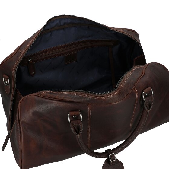 Jack Kinsky Porto 4 Weekender reistas Leer 55 cm