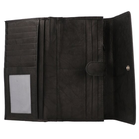 Greenburry Basic Portemonnee RFID-bescherming Leder 19 cm