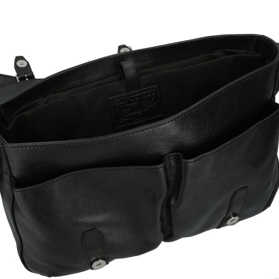 The Bridge Cesare Aktetas Messenger Leer 38 cm Laptop compartiment