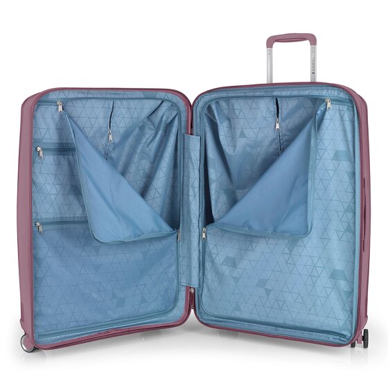 Gabol Queens 4 wielen Kofferset 2-delig met uitbreidingsplooi