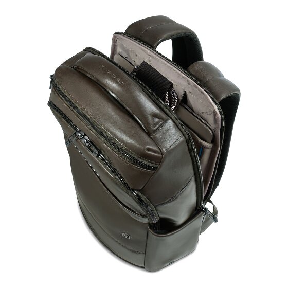 Piquadro Zaino Dagrugzak Leer 40 cm Laptop compartiment
