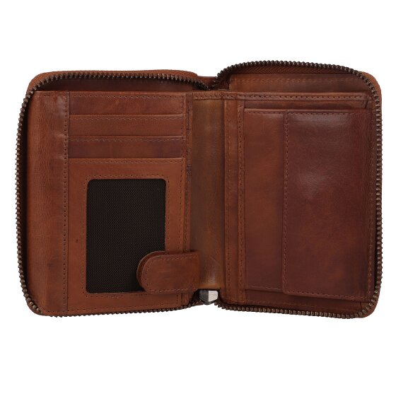 Greenburry Newport Portemonnee RFID-bescherming Leer 10 cm