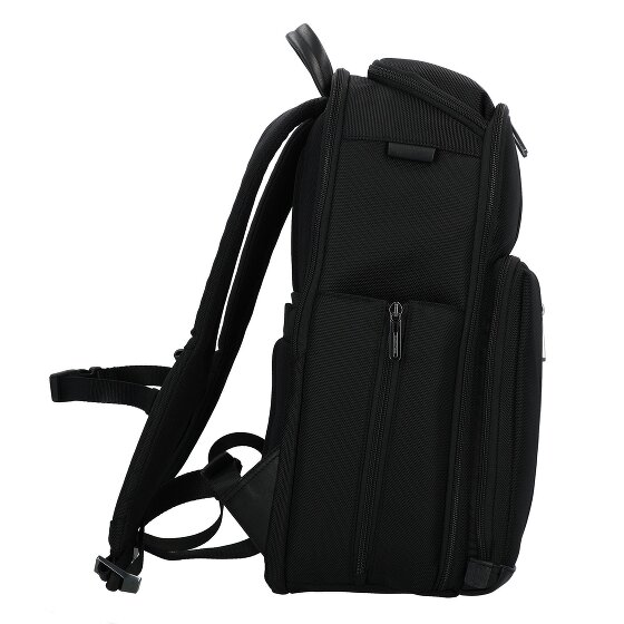 Piquadro Korte reisrugzak leer 43 cm laptopvak