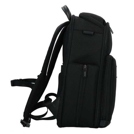 Piquadro Korte reisrugzak leer 43 cm laptopvak