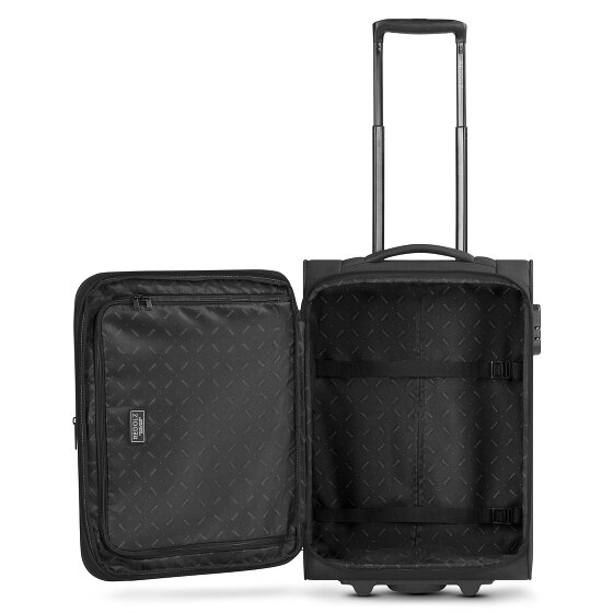 Redolz Essentials 12 2 wielen Cabinewagen S 55 cm met uitbreidingsplooi